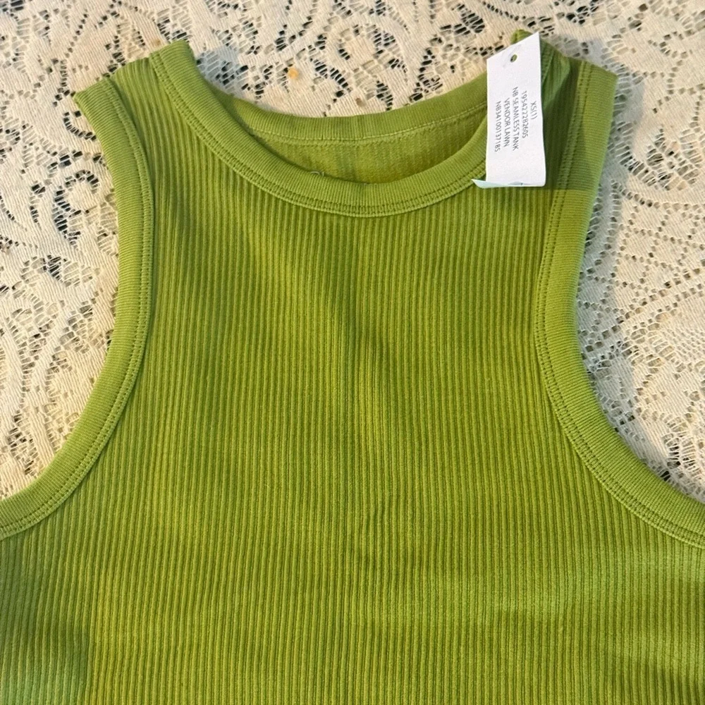 No Boundaries Juniors Seamless Tank Top, Women's Size XS (1) Deco Green